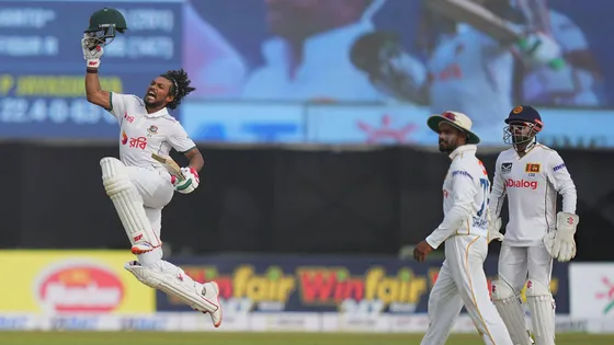 শান্ত সেঞ্চুরিতে শ্রীলংকাকে ২৯৬ রানের টার্গেট দিল বাংলাদেশ